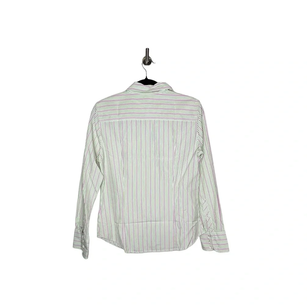 J.Crew Stripe Cotton Button Down Shirt in Multicolor Size Medium - Picture 3 of 3
